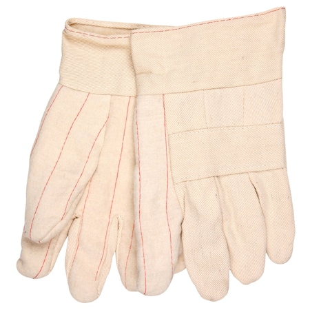 Mcr Safety Gloves, Hot Mill Burlap Premium Medium, 12PK 9132KM